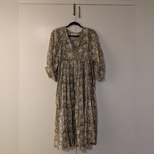 Daughters Of India Floral Print Women's Dress Size XS